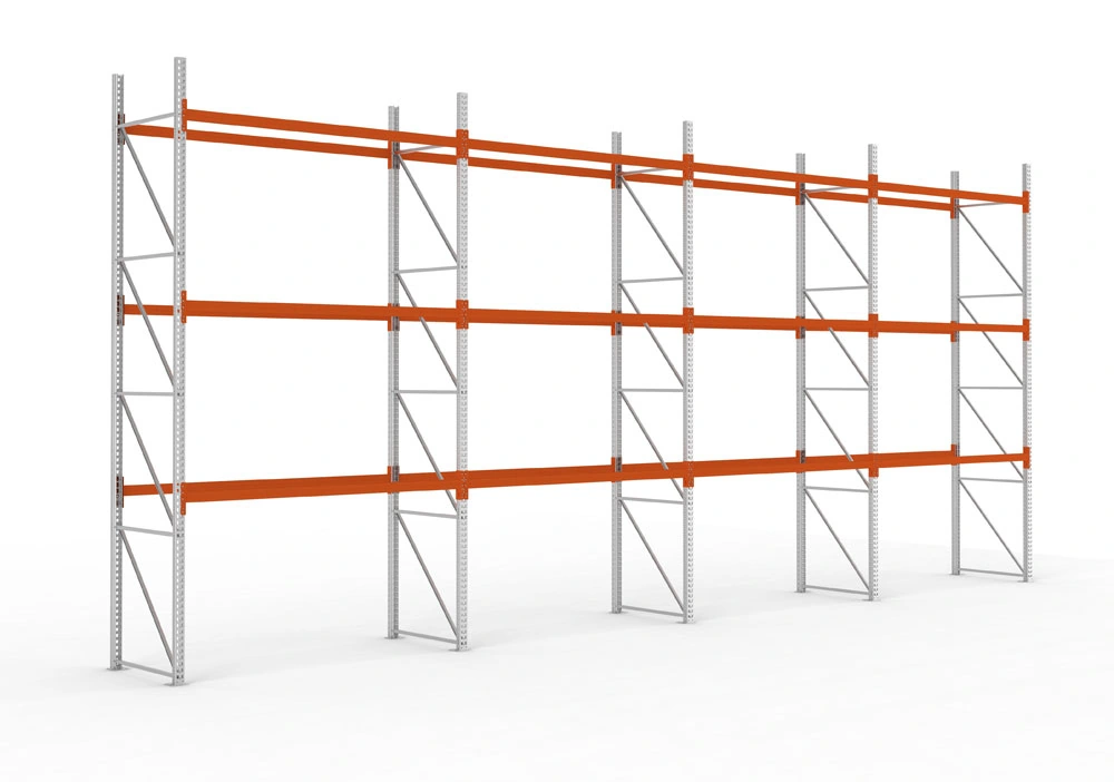 Rayonnage à Palettes d'Occasion - 5 Échelles de 4000 x 1000 mm - Rack Industriel pour Stockage de Palettes