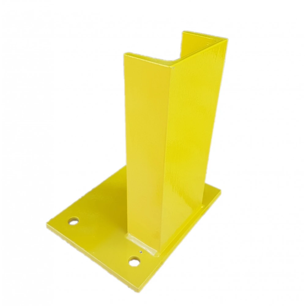 Potelet de Protection Simple en U H. 225 mm - Barri&egrave;re de S&eacute;curit&eacute; pour Rayonnage et Zones Industrielles