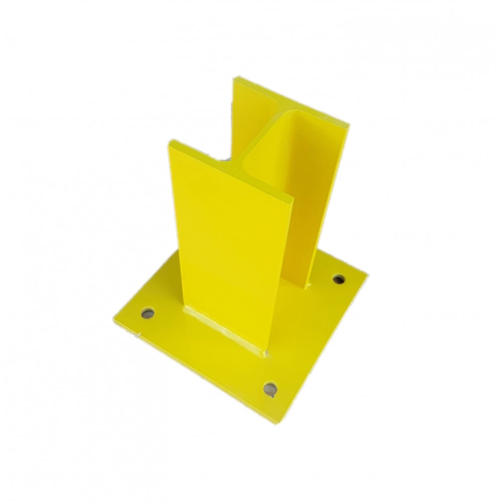Potelet de Protection Double H. 225 mm - Barri&egrave;re de S&eacute;curit&eacute; pour Entrep&ocirc;ts et Zones Industrielles