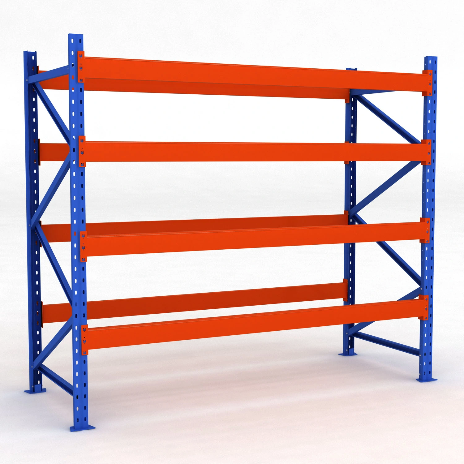 Lot de Rayonnages d'Occasion 3500 mm - Racks Modulaires pour Stockage de Produits Lourds et Volumineux