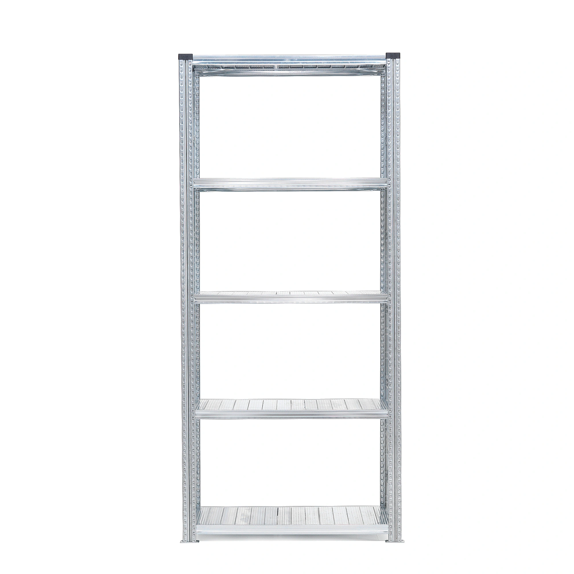 Rayonnages d'Occasion &agrave; Tablettes Galvanis&eacute;es - Rack Modulaire R&eacute;sistant pour Stockage de Produits Lourds