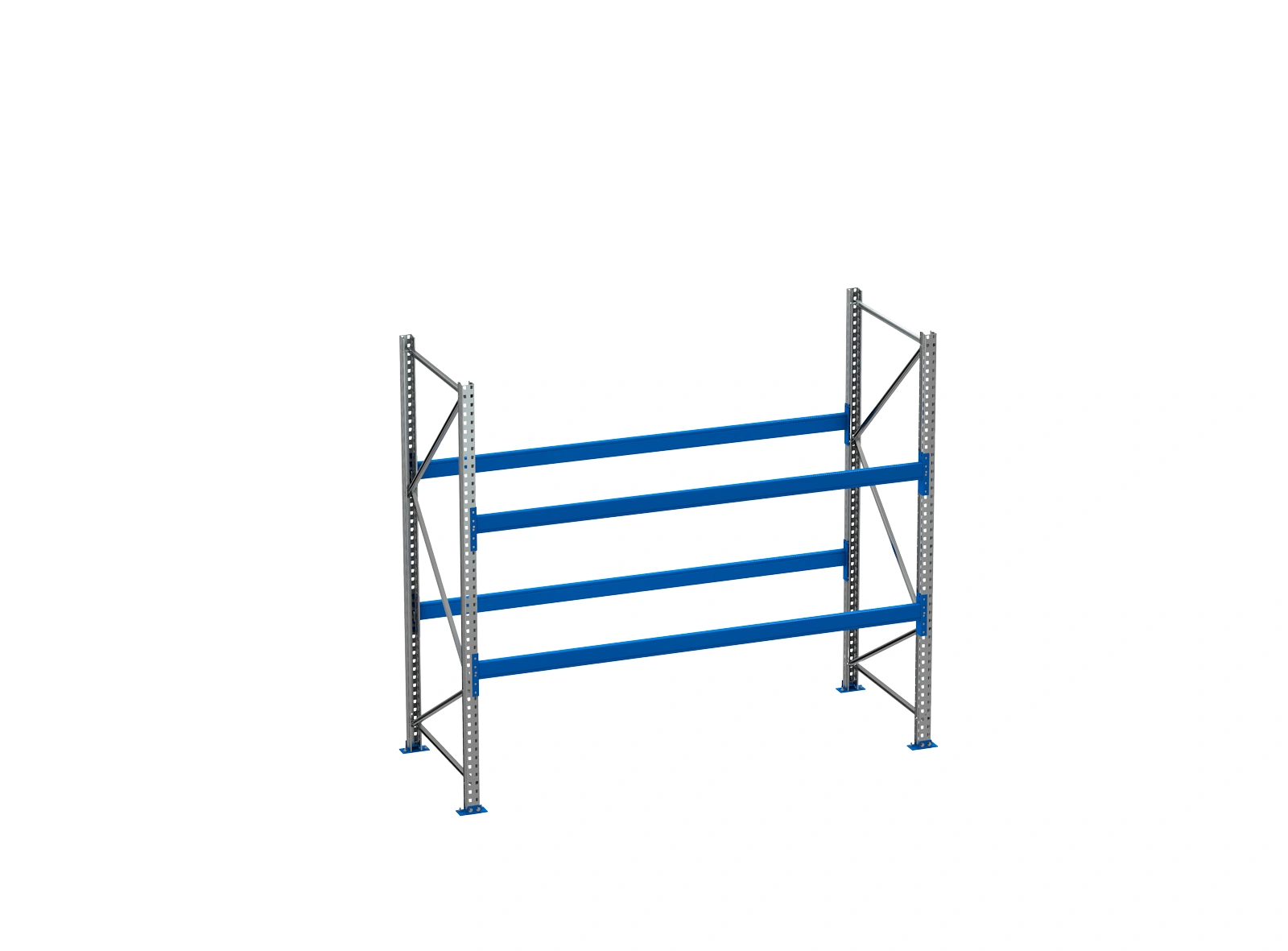 Rayonnages d'Occasion Sch&auml;fer 2500 mm - Rack M&eacute;tallique Modulaire pour Stockage de Palettes et Produits Lourds