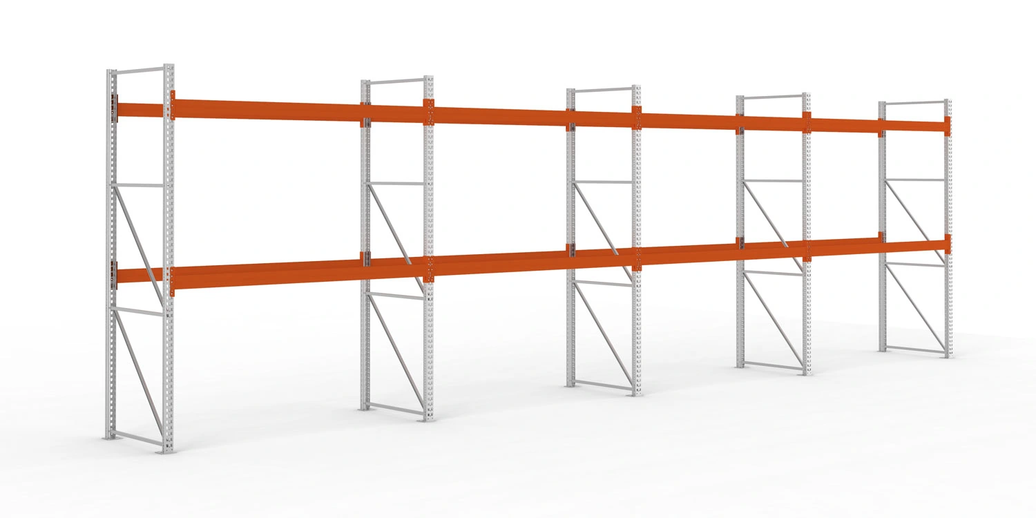 Rack de Stockage d'Occasion 3000 mm - 5 &Eacute;chelles pour Rayonnage de Palettes et Produits Lourds